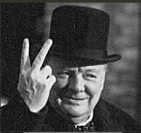 Image: Winston Churchill ordering 1 diet pop