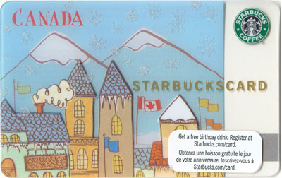 Image: Canada Starbuckscard