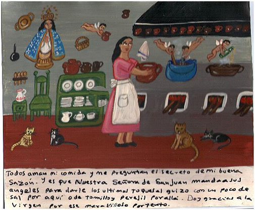 Image: Retablo - Angels in the Kitchen