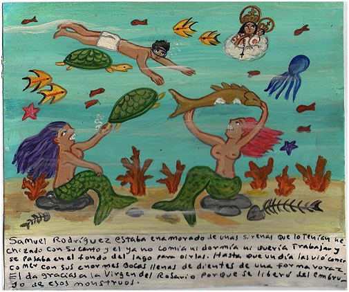 Image: Retablo -  Mermaid 